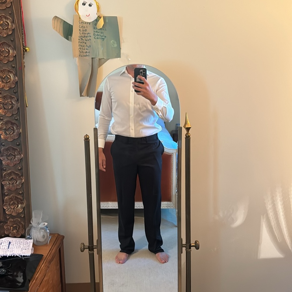 Black Ralph Lauren Suit Pants 36W